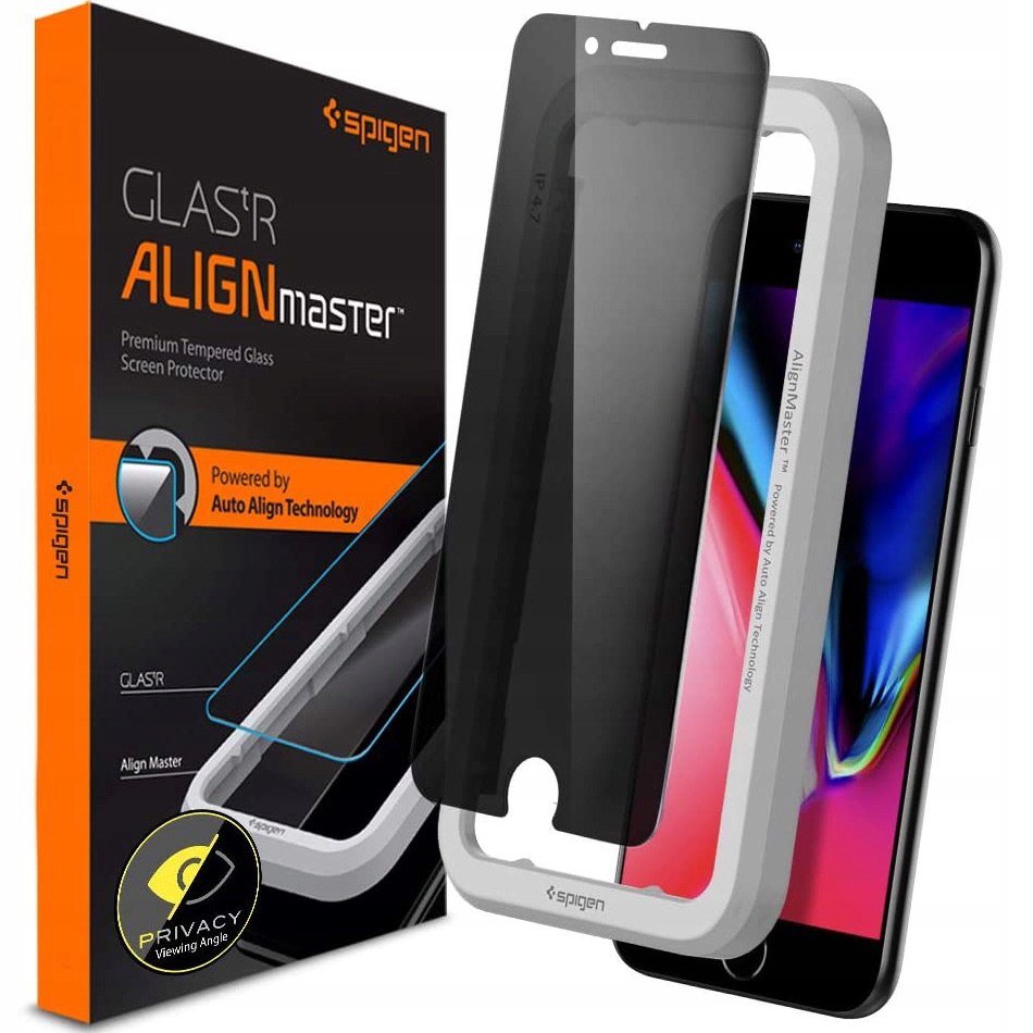 

Szkło hartowane do iPhone 8/7 do etui, Spigen Am P
