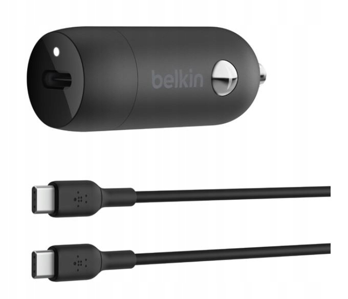 automobilová Belkin Boost Usb-c PD3.0 Pps 30W kabel Usb-c Usb-c