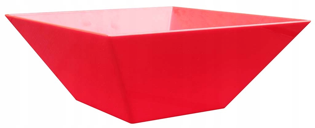 MISA KWADRAT 2 CZERWONA DLA ROŚLIN Kwiatów 21,5cm