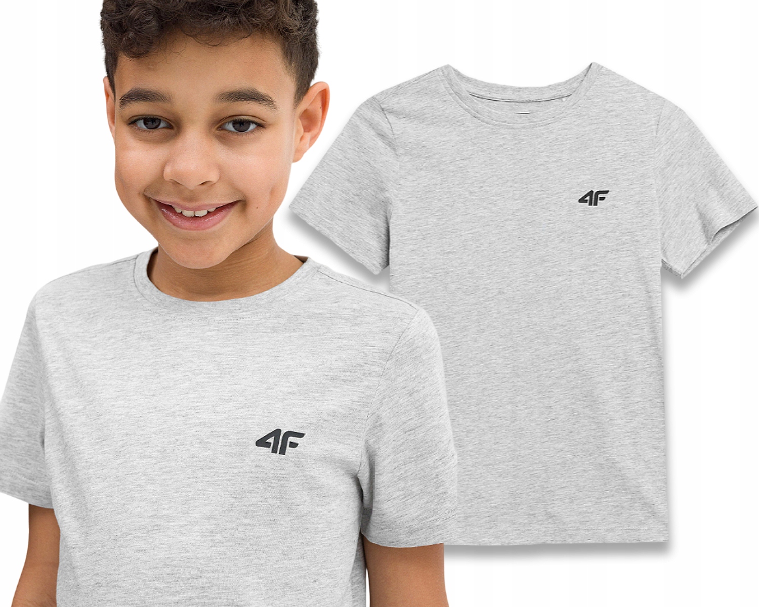 

Tshirt 4F Koszulka Sportowa Bawełniana Chłopięca