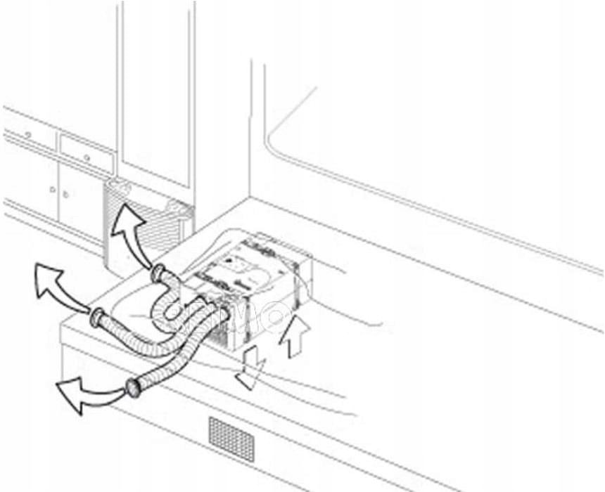 Truma zestaw ogrzewania cieplego powietrza Easy Se Part number 494843 REIMO