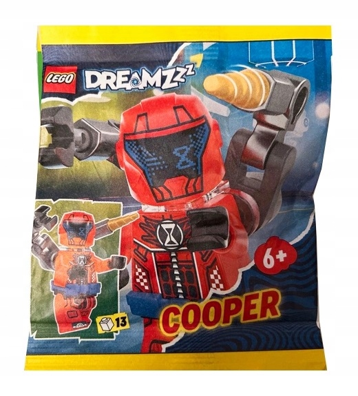 Lego DREAMZzz Minifigure Paper Bag- Cooper with Robot Arms #552302 saszetka