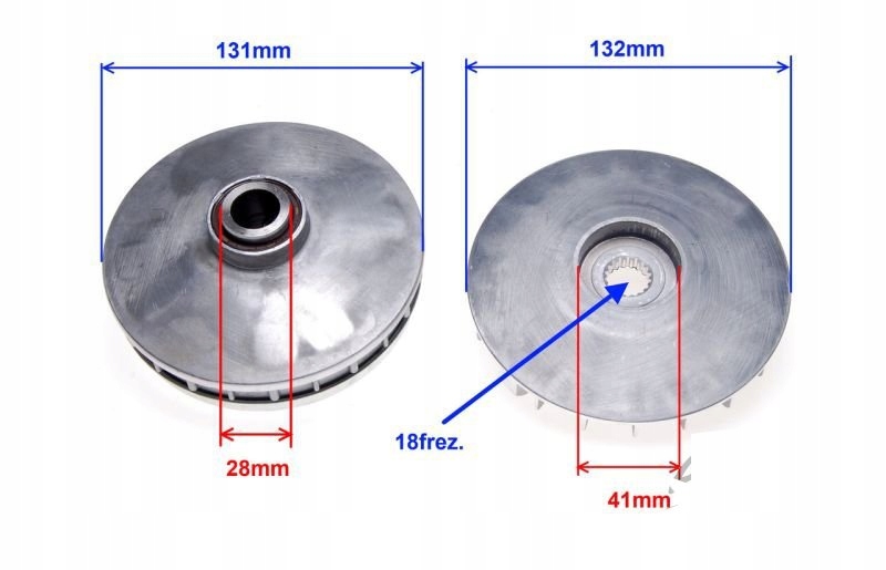 2323 - Вариатор компл линьхай 300 Башан 300 мотор-169м