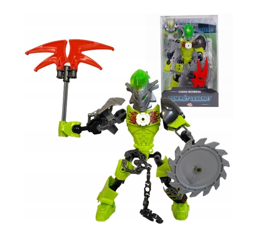 POWRÓT LEGENDY ROBOT DO SKLADANIA BRON TOMAHAWK