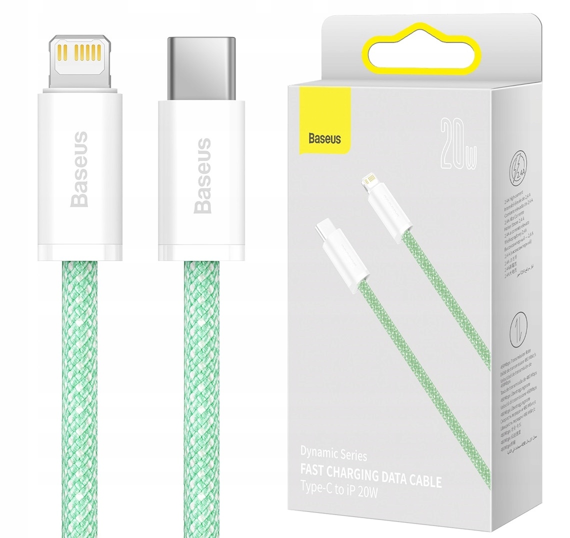 

Szybki Kabel Usb-c Lightning Baseus PD20W 1m Oplot