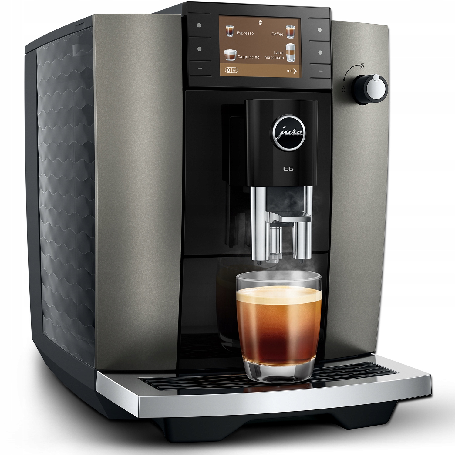Kávovar na espresso Jura E6 Dark Inox (ed) 15828