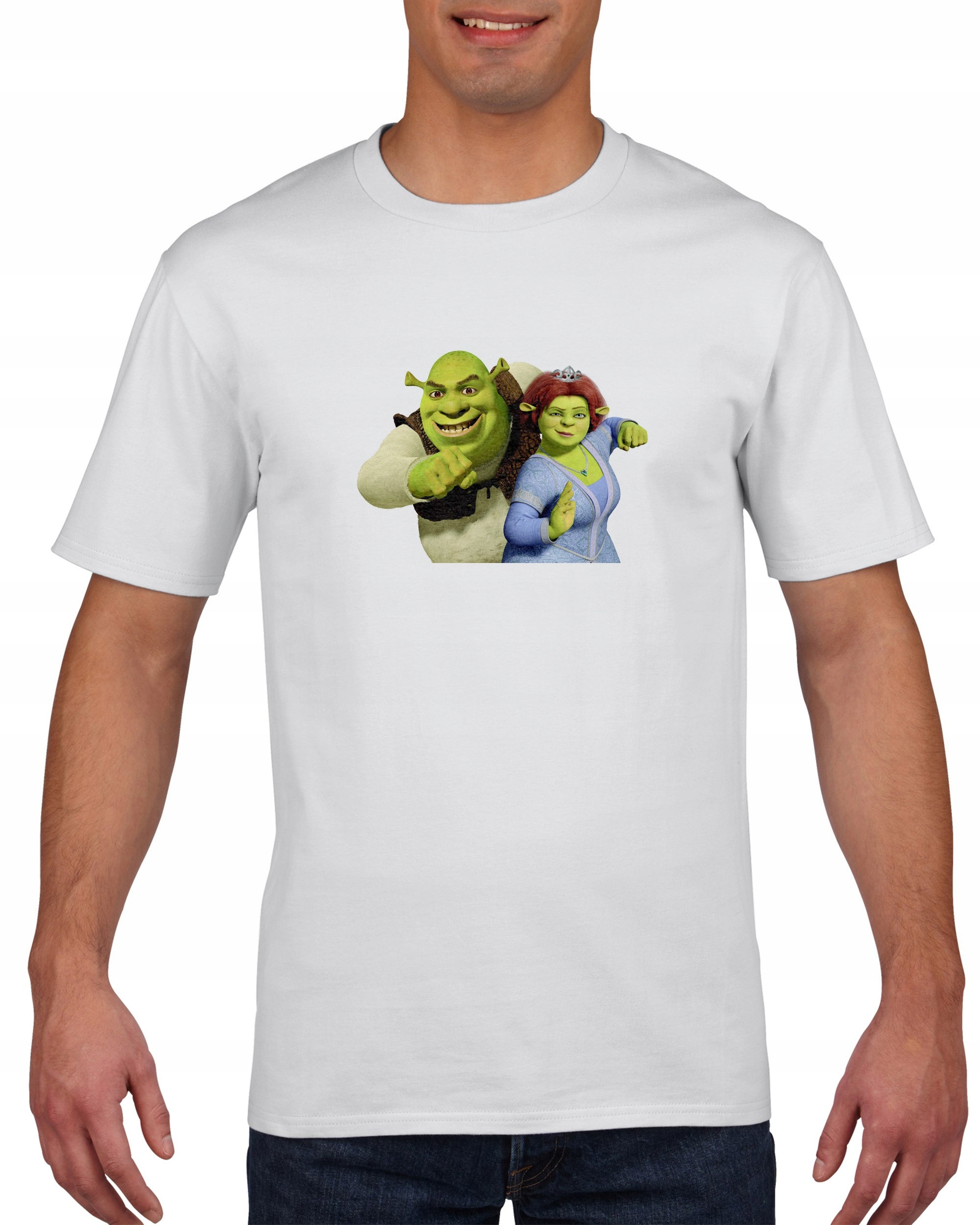 

Koszulka meska Shrek Fiona Kot W Butach L