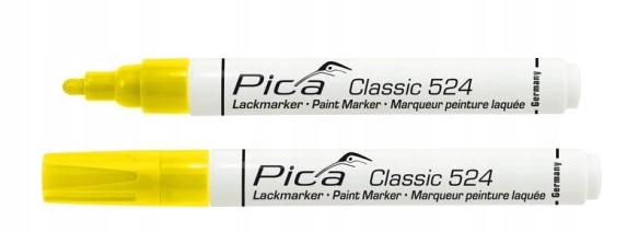 

Pica 524 Marker permanentny żółty 2-4 mm trwały