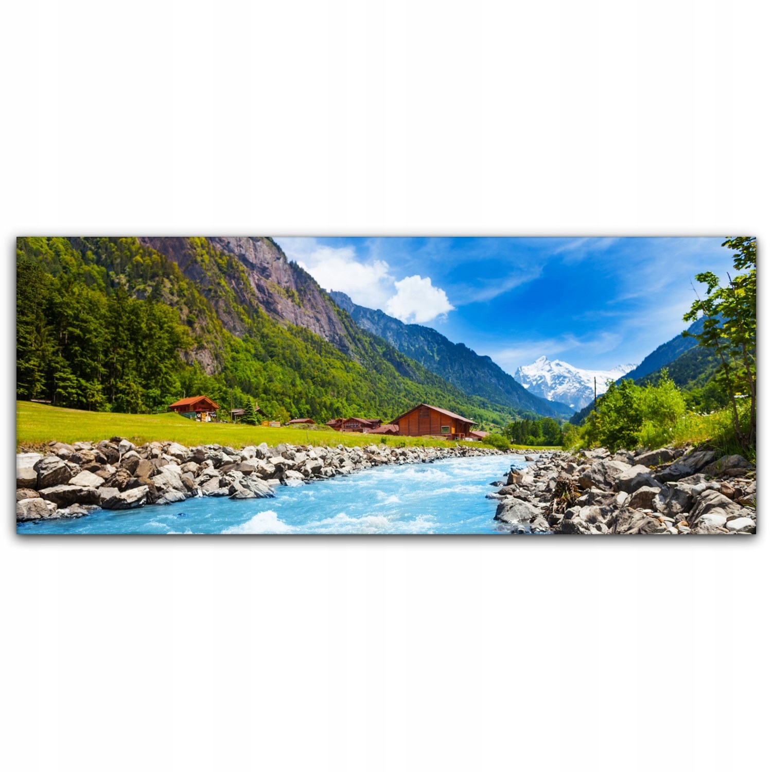 

Obraz płótno canvas 125x50 Rzeka Krajobraz Natura