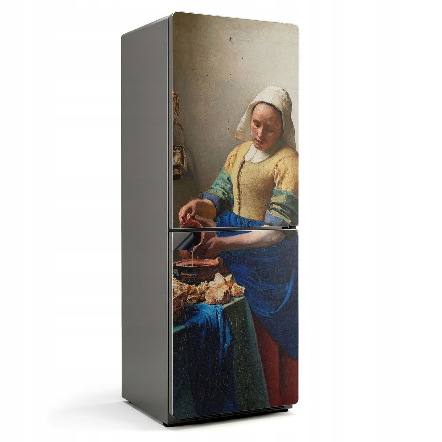 Prémiová podložka na ledničku Magnetická obraz Mlékovka Jan Vermeer 70x190
