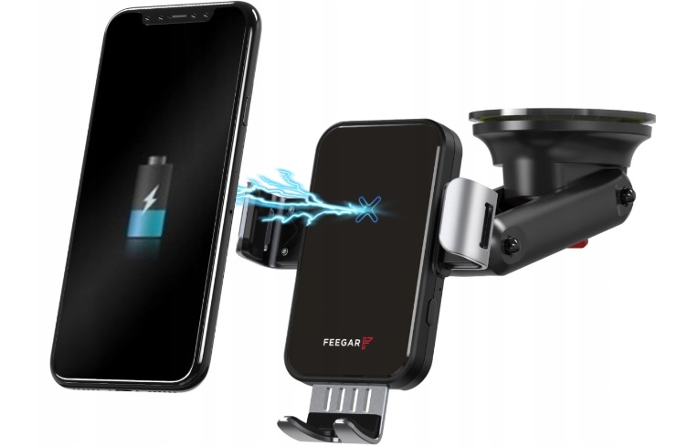 FEEGAR UCHWYT SAMOCHODOWY z ŁADOWARKĄ INDUKCYJNĄ EAN (GTIN) 5908274802328