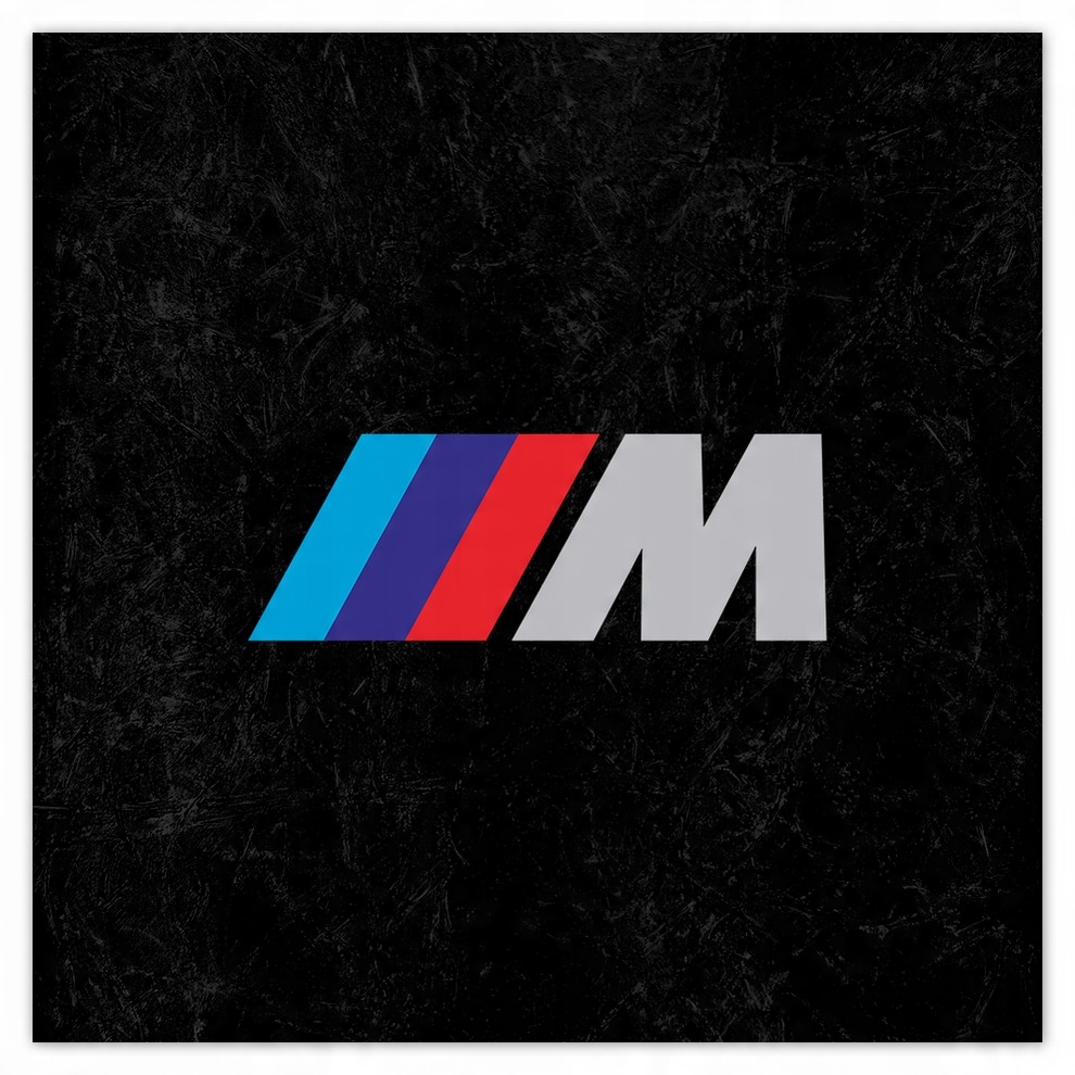 

Fototapety flizelina 208x208 M Power znaczek Bmw