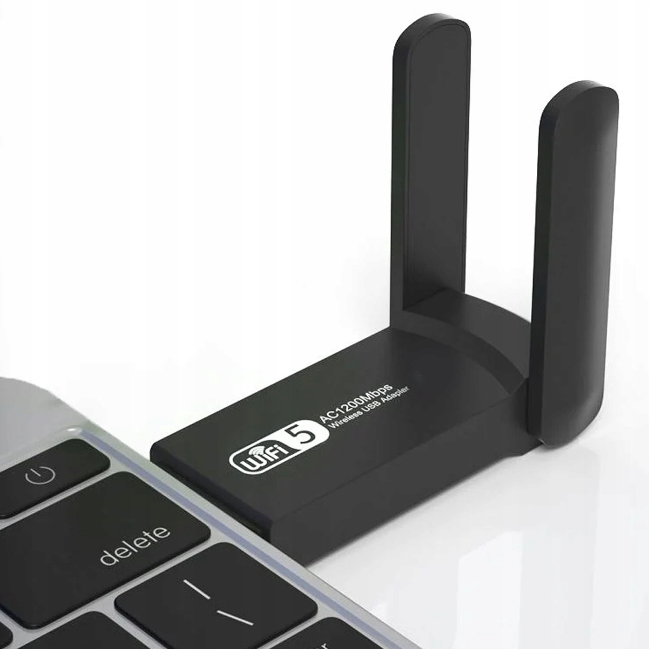 ZEWNĘTRZNA Karta Sieciowa WI-FI Adapter USB 3.0 1300Mbps DUAL 2 Anteny 5GHz Interfejs USB 3.0