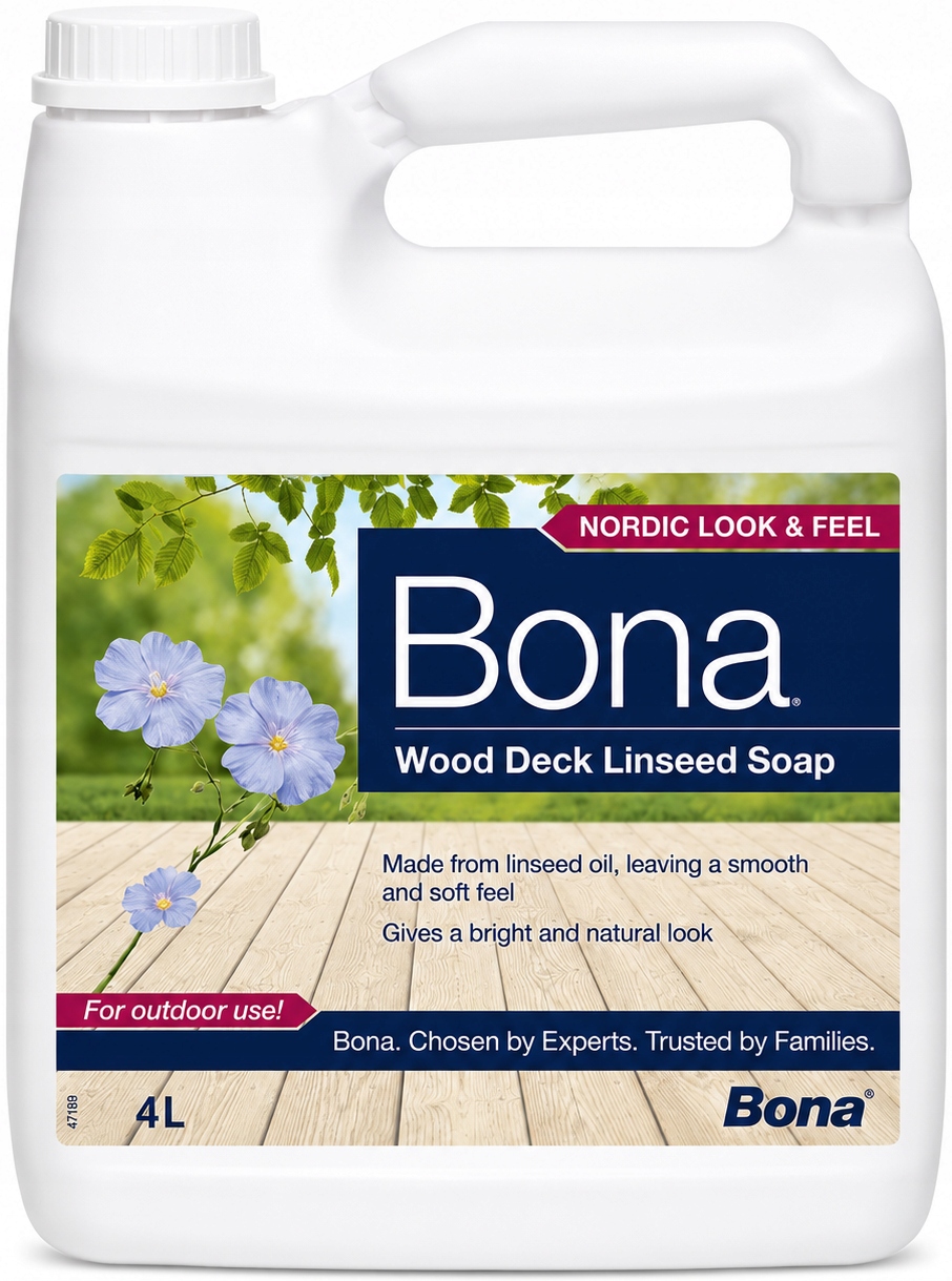 Bona Wood Deck Linseed Soap 4L lněné mýdlo na mytí teras