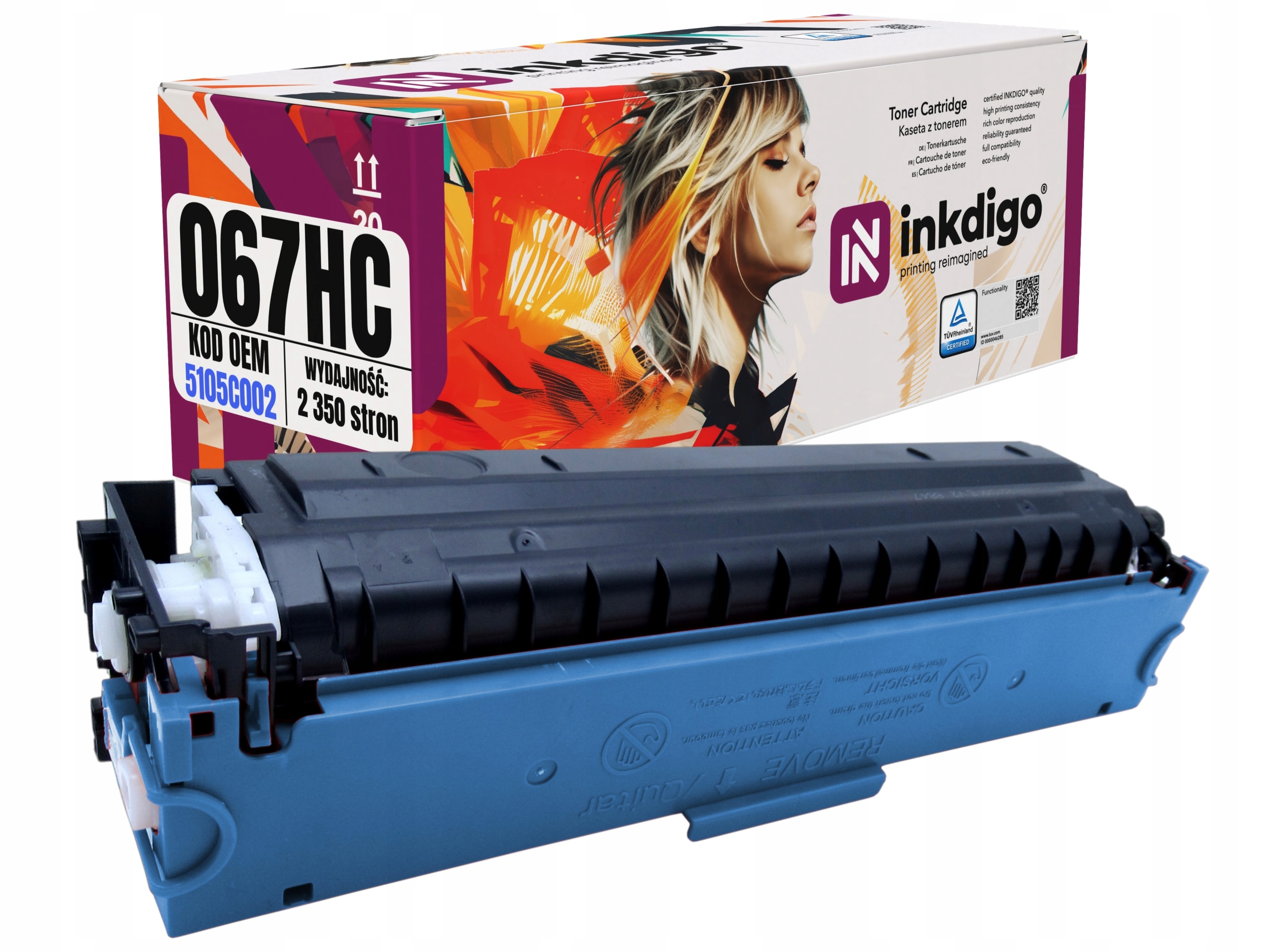 Náhradní toner 067HC pro Canon MF657Cdw MF655Cw MF655Cdw MF651Cw