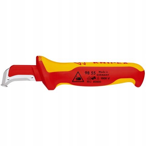 

Knipex 98 55 Nóż do kabli Ściągacz Izolacji Vde