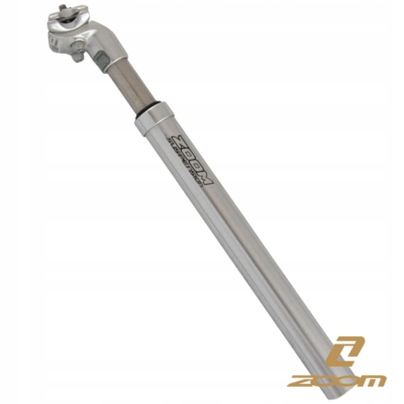 Sztyca Zoom SP-405 31,6mm Alu amortyzowana srebrna