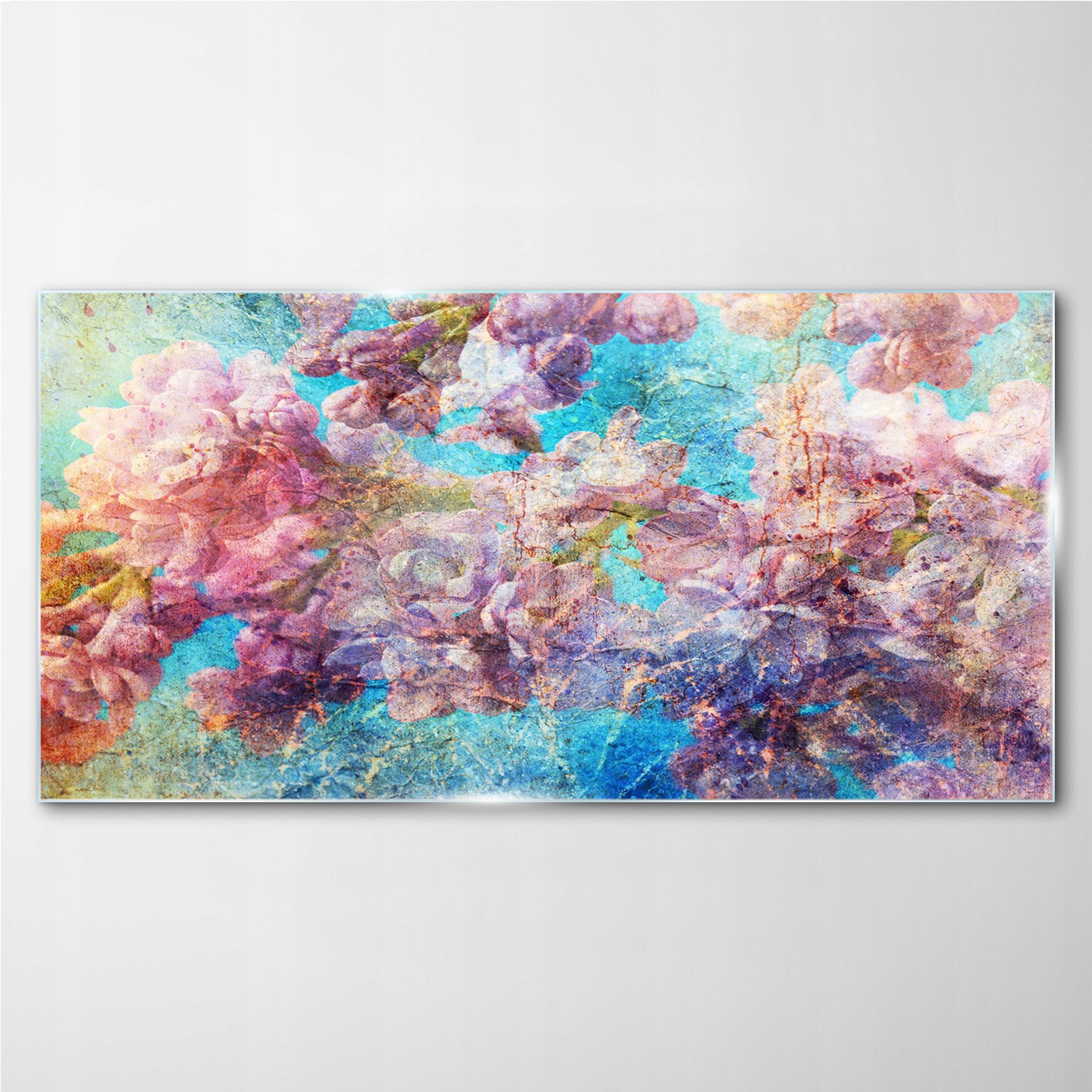 

Obraz szklany na ścianę Kwiaty rośliny 140x70 cm