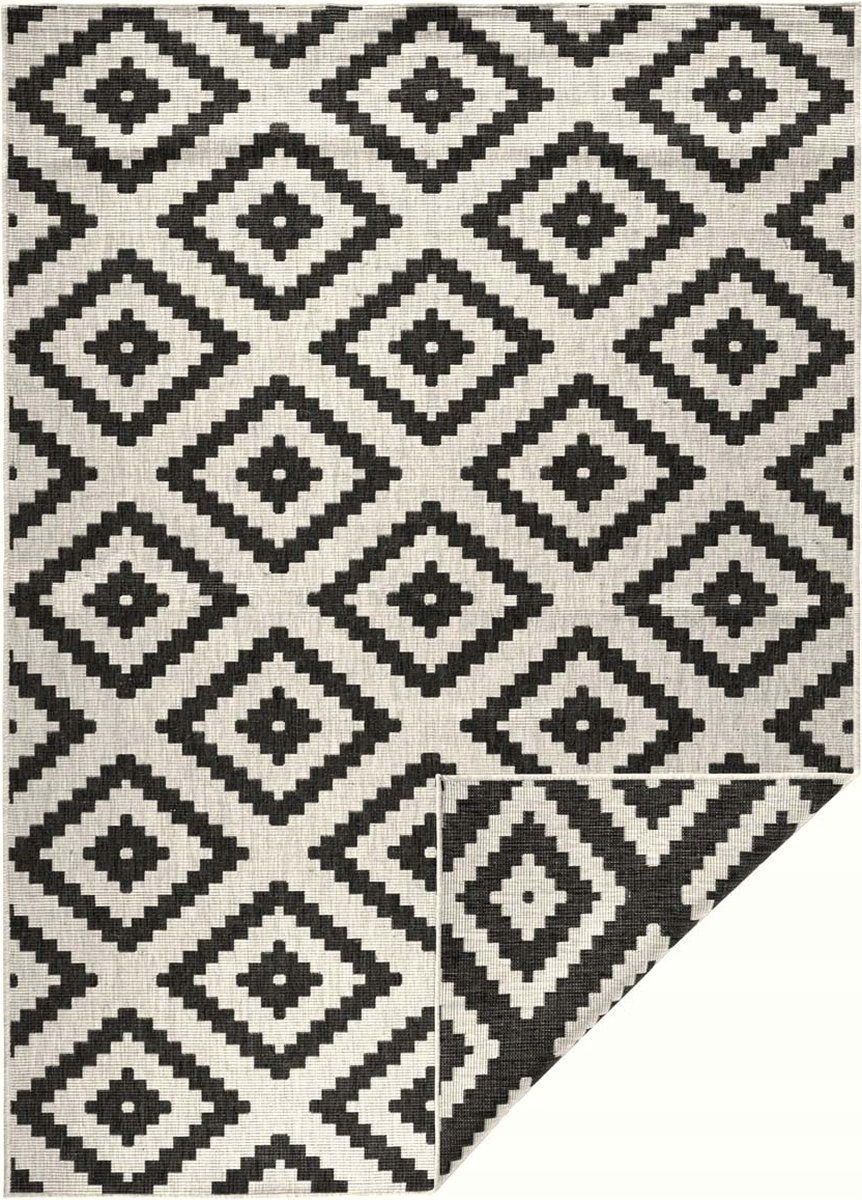 

Czarny dywan na taras, Bougari Malta 80x150 cm
