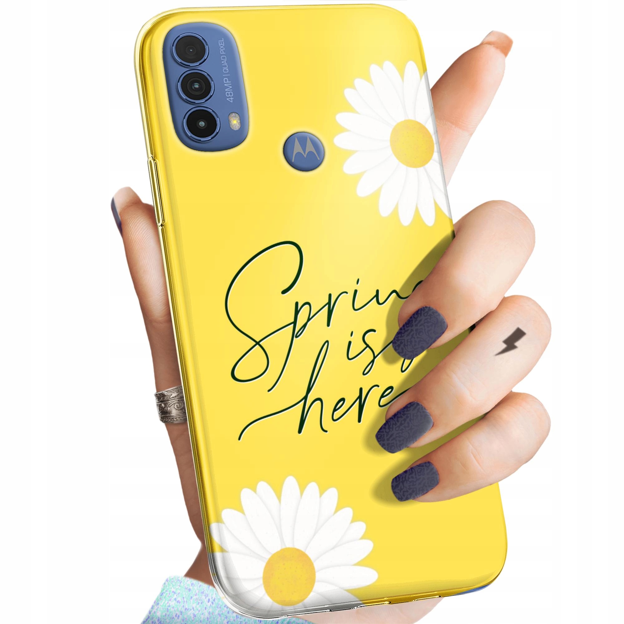 Etui Do Motorola Moto E30 E40 Wiosna Wiosenne Spring Obudowa Case