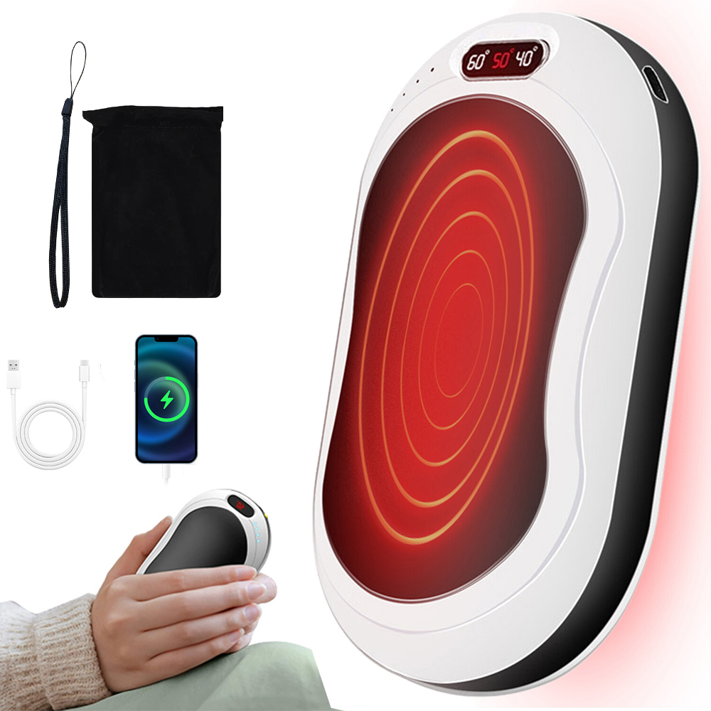 Elektryczny Ogrzewacz Do Rąk Power Bank 3 Tryby Ogrzewania Praktyczny