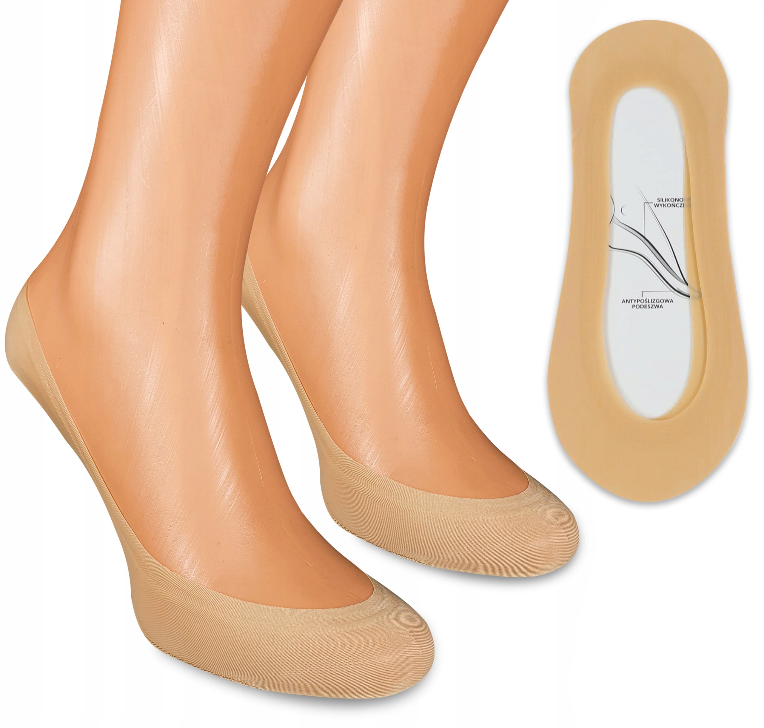 

Moraj Baleriny z silikonem stopki damskie 35-38