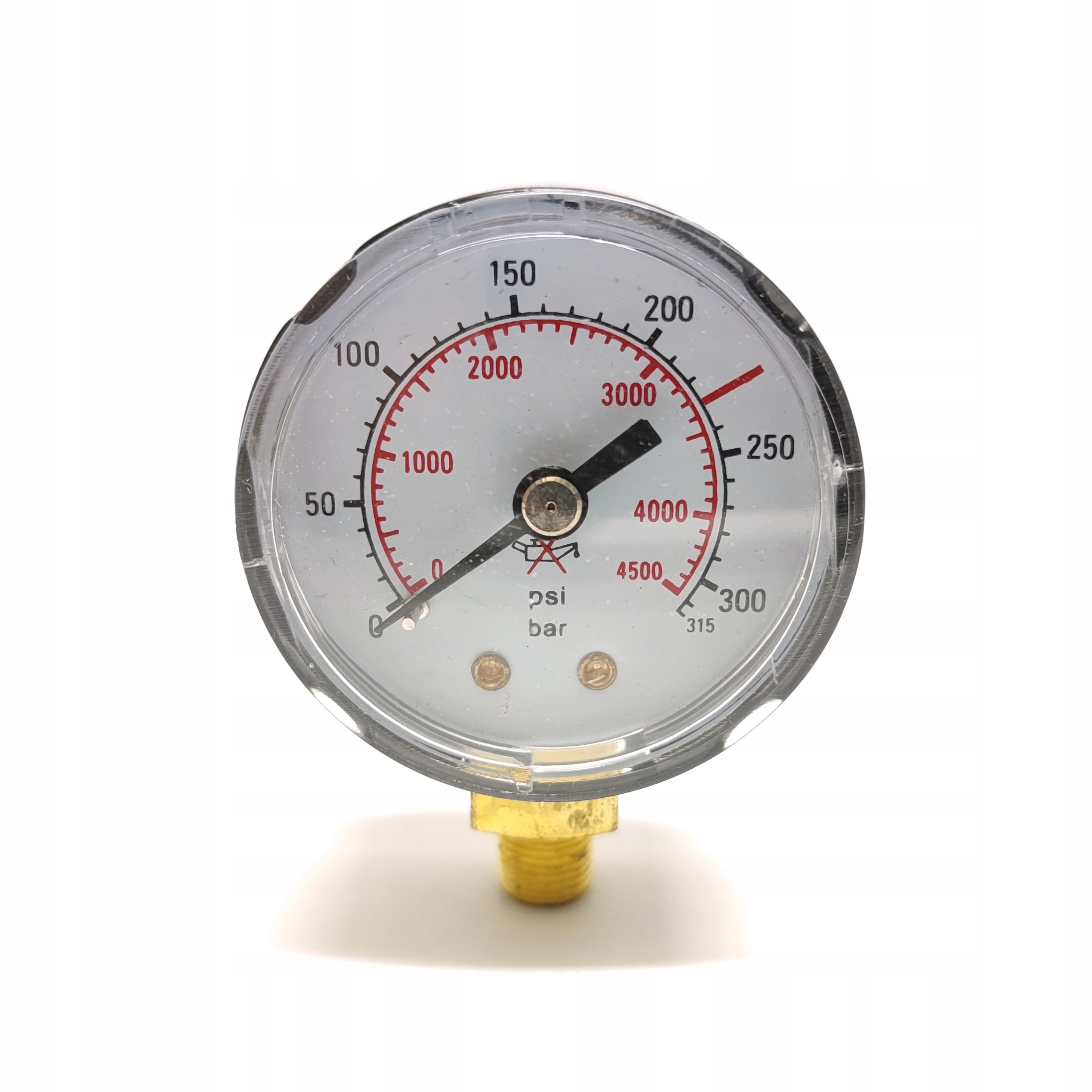 Manometr ciśnieniowy mini CO2/Argon 50mm 315bar