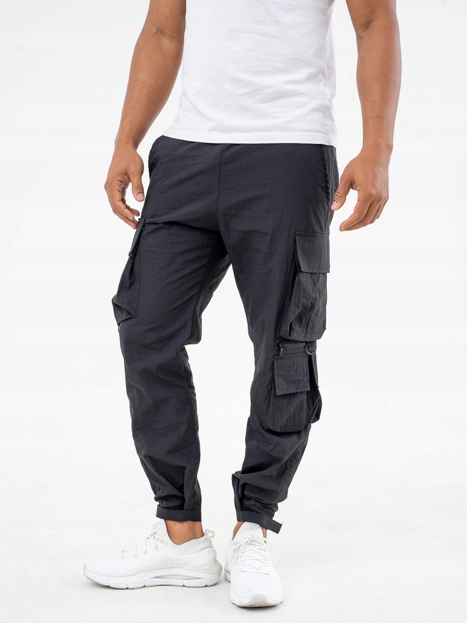 

Spodnie Męskie Bojówki Breezy Modne Cargo Black XL