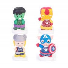 Levně Sada figurek Avengers Modecor Na Dort