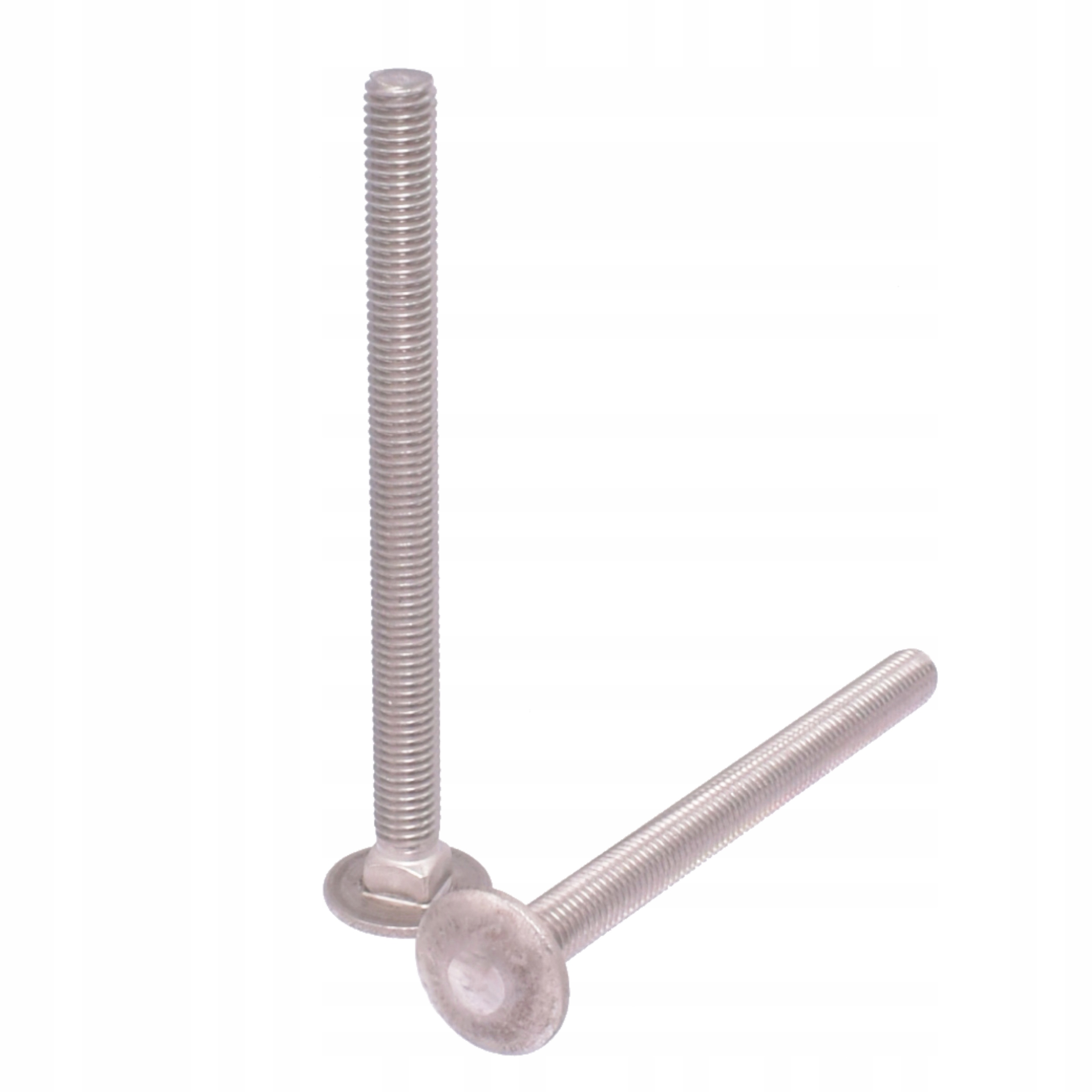 M6X100 ŚRUBA NIERDZEWNA ZAMKOWA ŁAWKOWA INOX 5SZT