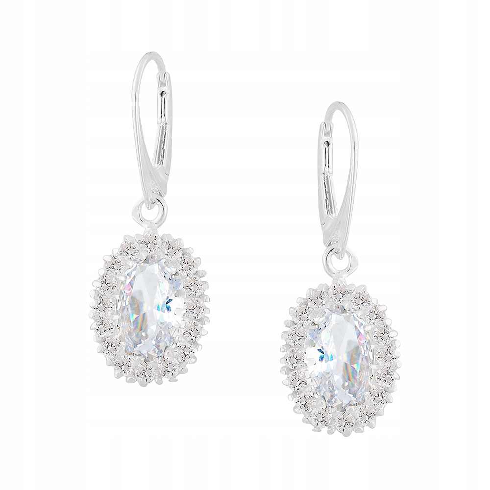 Stříbrné náušnice ryzost 925 Diana