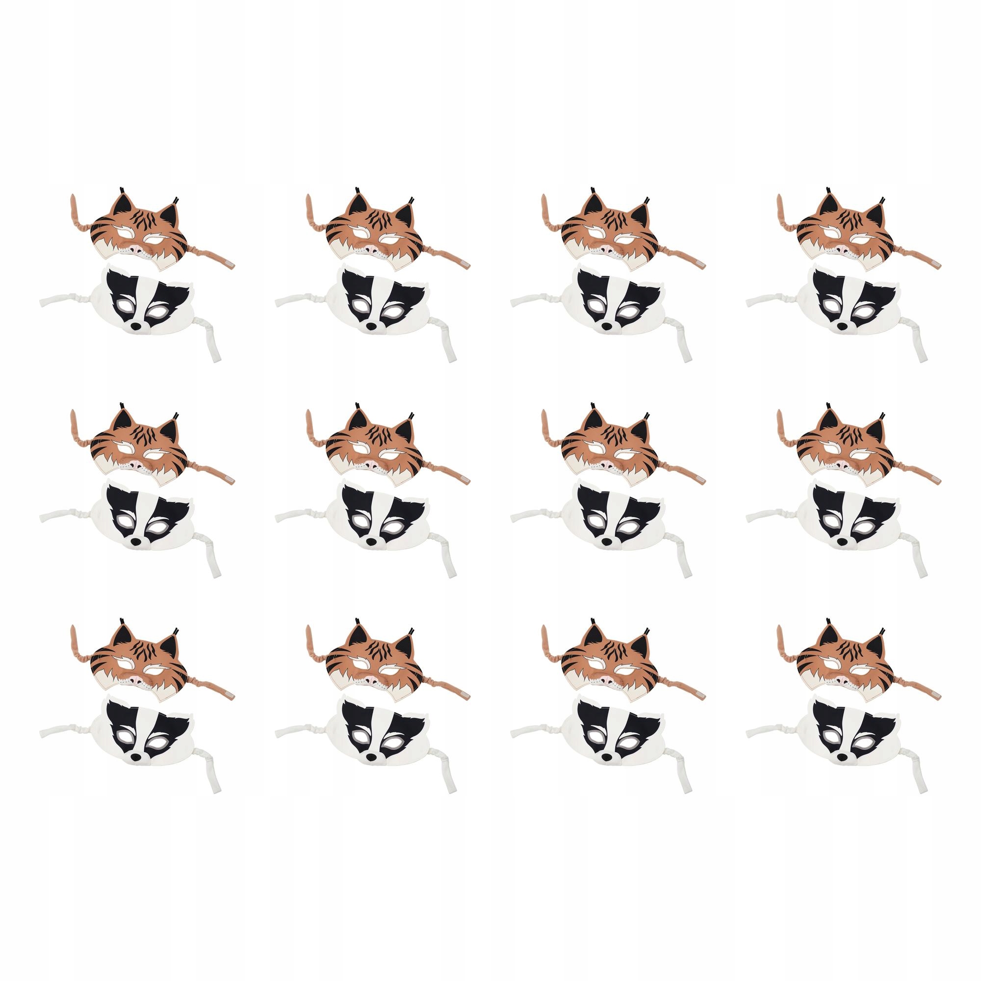 12 ks Skogsduva Maska, 2 ks jezevec/rys vícebarevný