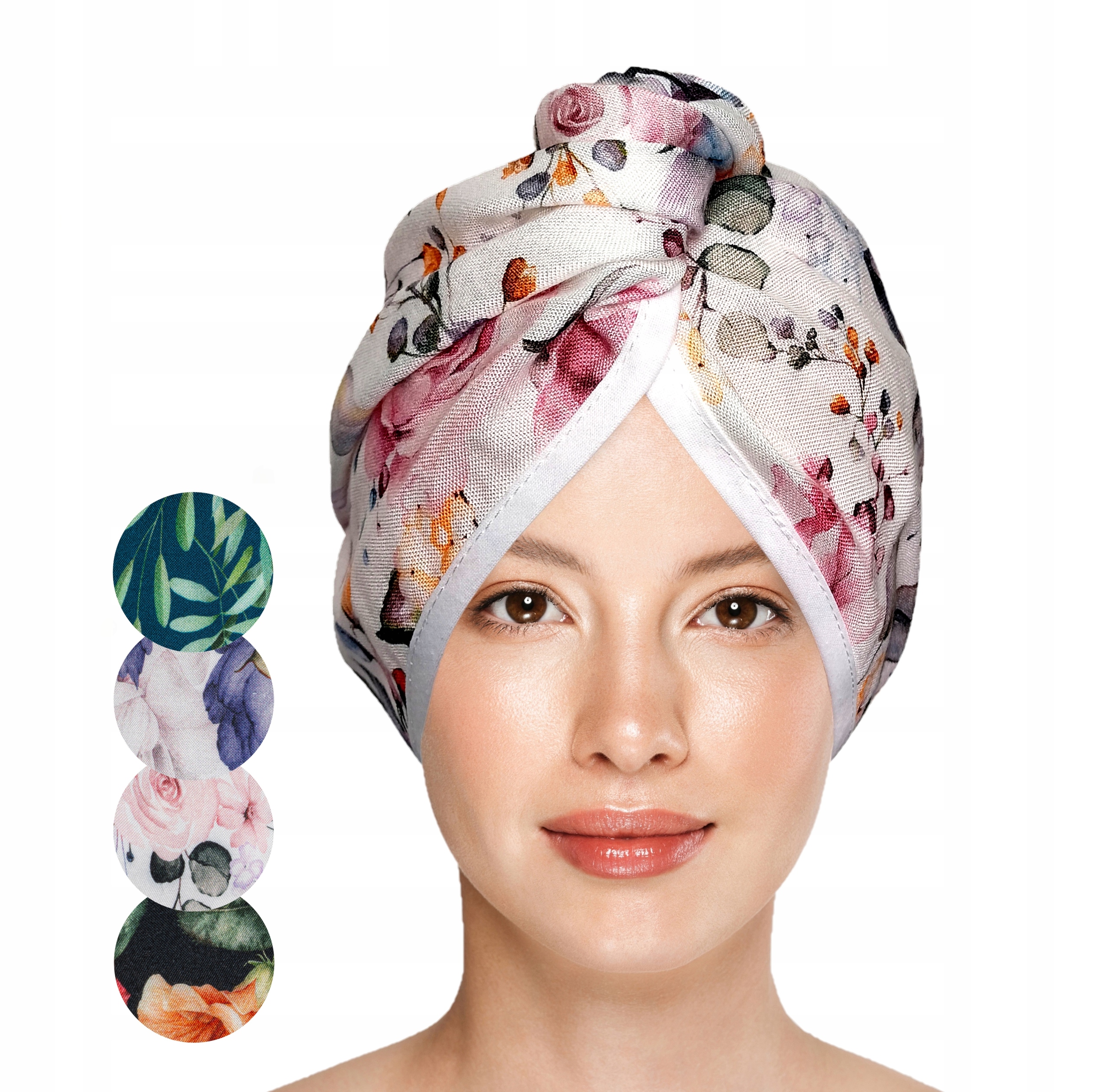 Turban Na Vlasy Ručník 100% Bambus Dárek Pro Ni, manželku, maminku