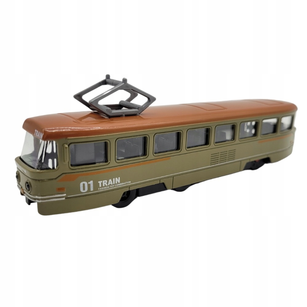 ТРАМВАЙ МЕТАЛЛ ОТКРЫВАЮЩИЕСЯ ДВЕРИ ОГНИ ЗВУКИ ПРИВОД