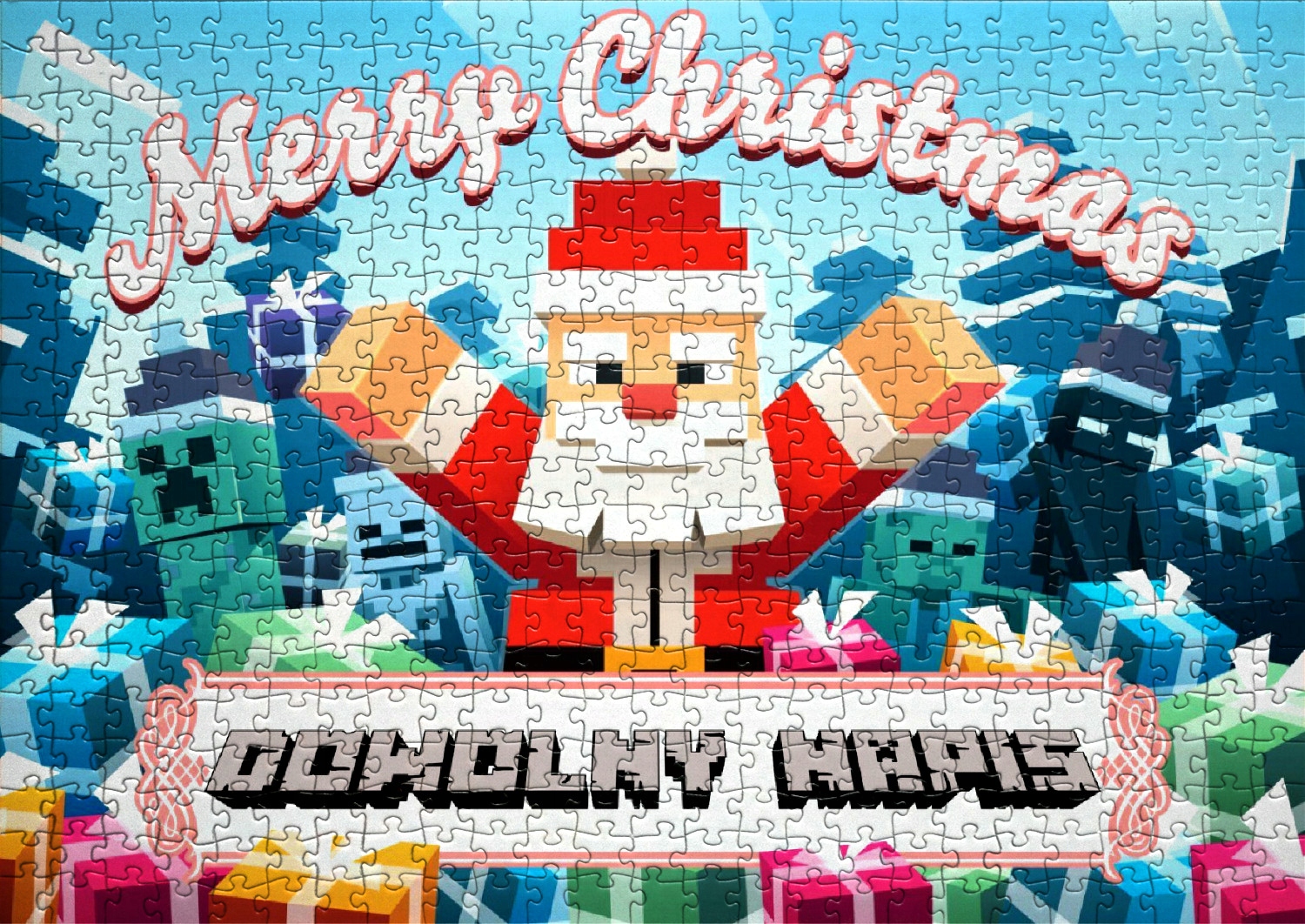 

Puzzle Minecraft z Twoim Napisem 252 El