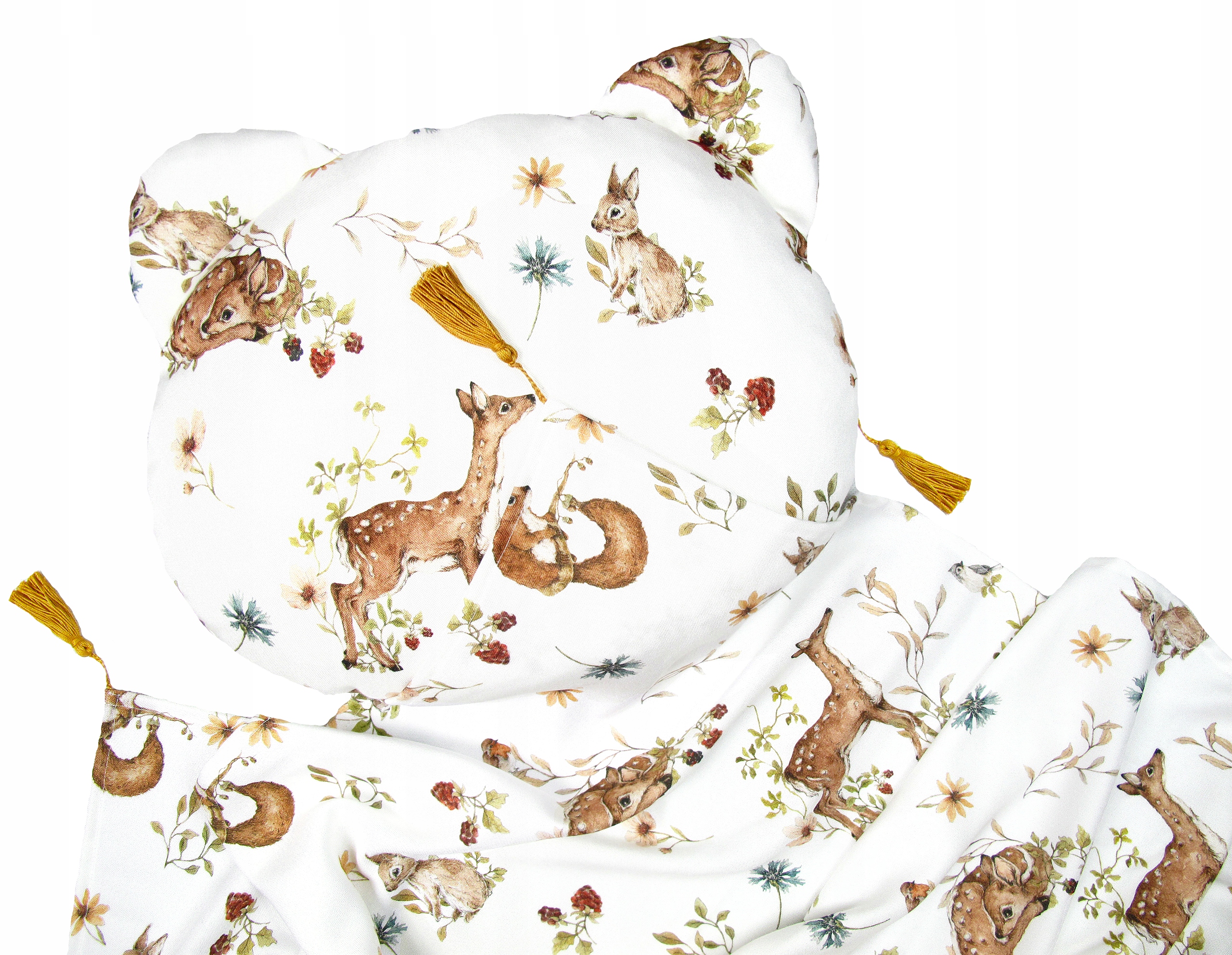 

Bambusowy Otulacz + Misio podusia __ Kocyk 75x100