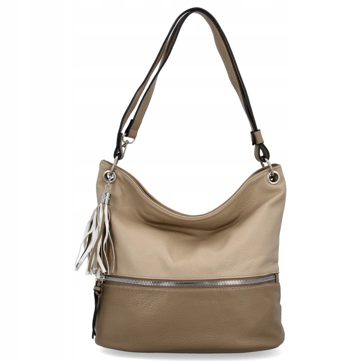 Dámská kabelka od firmy Hernan HB0151 Tmavě béžová/Zemitá