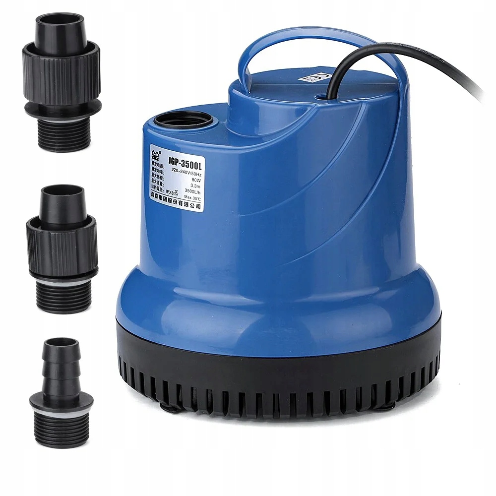 Pompa Do Wody 2500L H Ultra Płytkie Zanurzenie 10MM Do Osuszania Sunsun