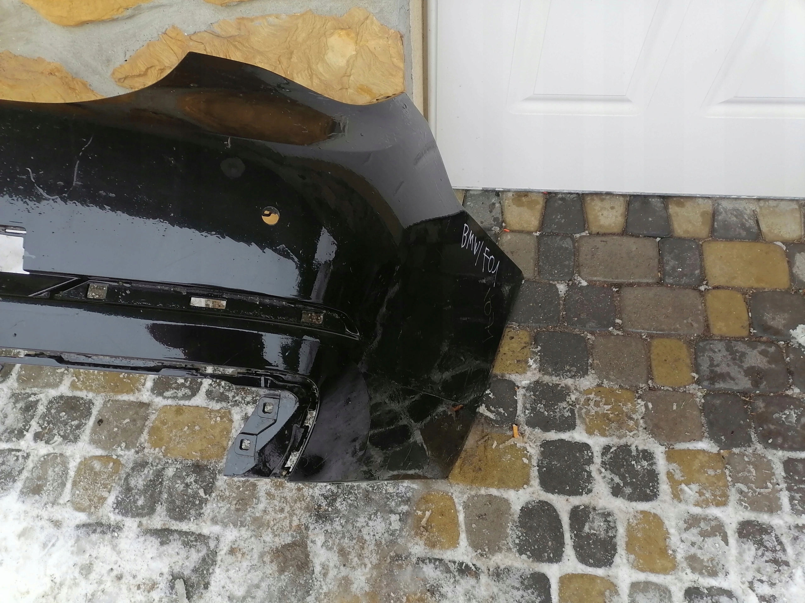 bumper rear part BMW F01 SERII 7 black