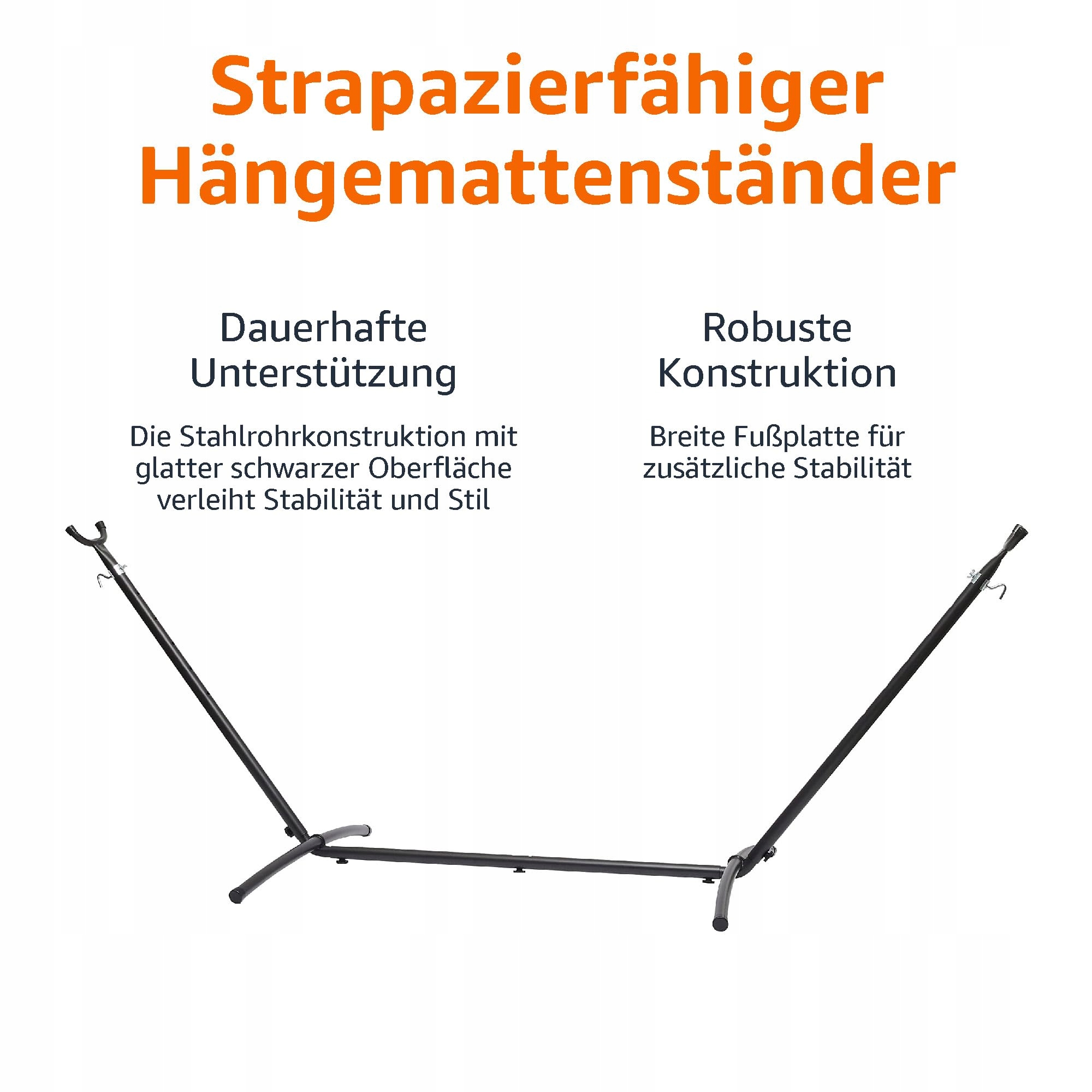 AMAZON BASICS Stojak Na Hamak 274 cm Regulowany Wytrzymały — miniatura 4
