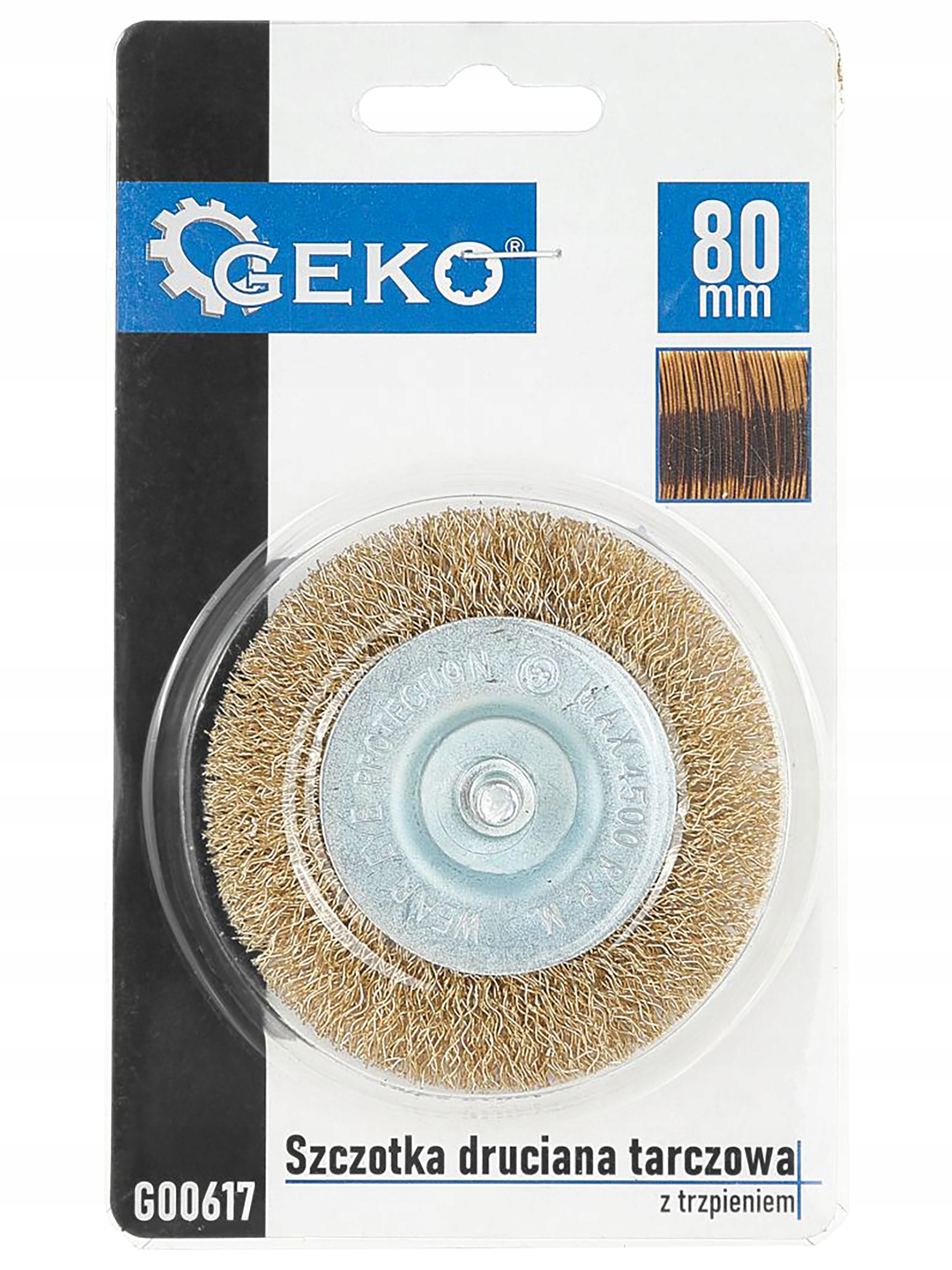 SZCZOTKA DRUCIANA TARCZOWA MOSIĄDZ 80mm Z TRZPIENIEM MOSIĘŻNA MOSIĄDZOWANA Zastosowanie matowanie usuwanie farby i rdzy usuwanie lakierów