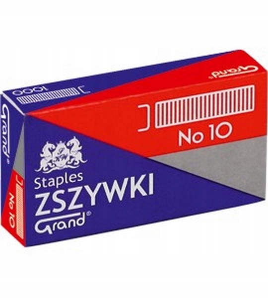 

Zszywki biurowe stalowe 10 a'1000