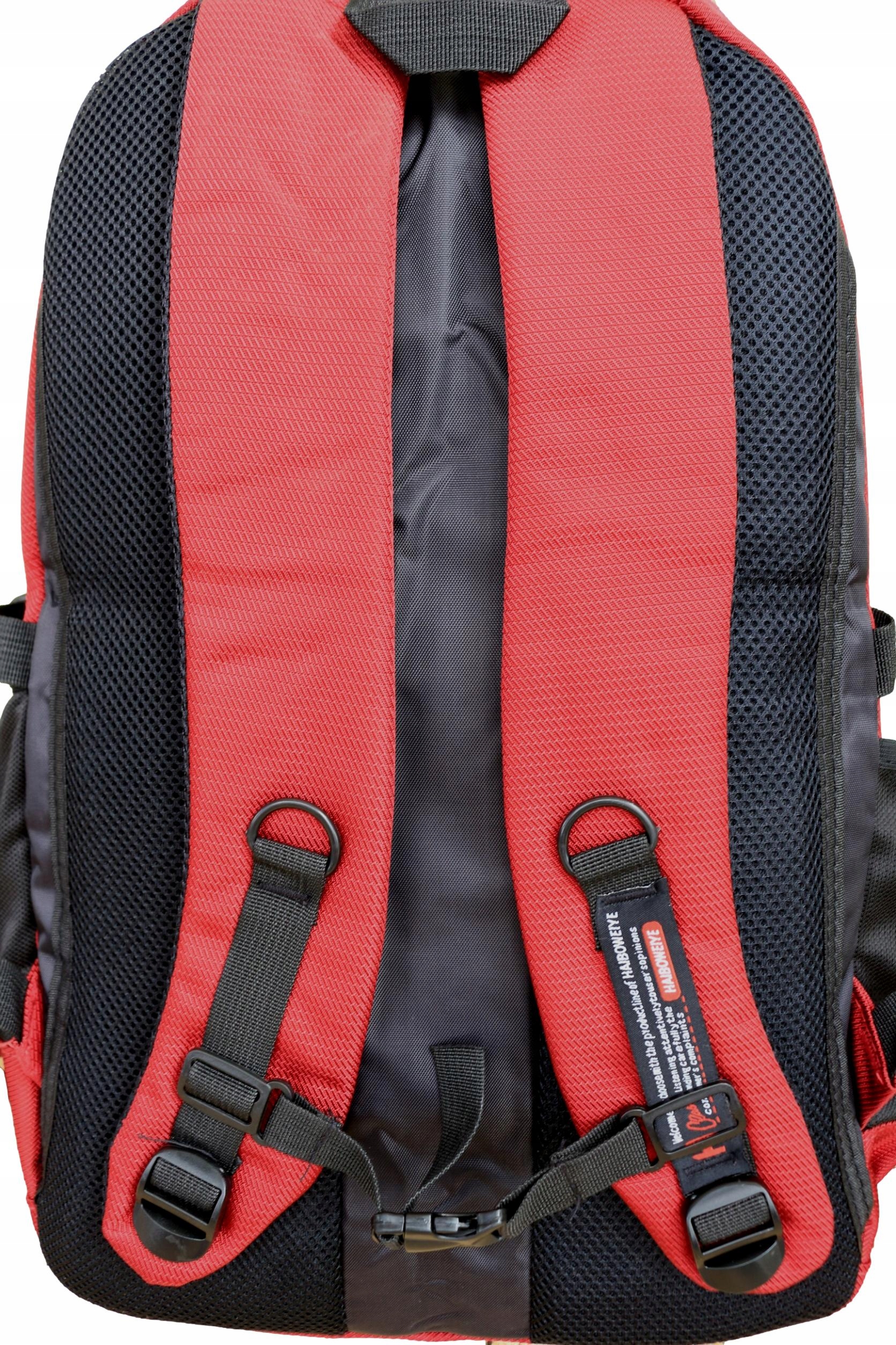 PLECAK SZKOLNY TORBA TURYSTYCZNY TREKKINGOWY Materiał dominujący poliester