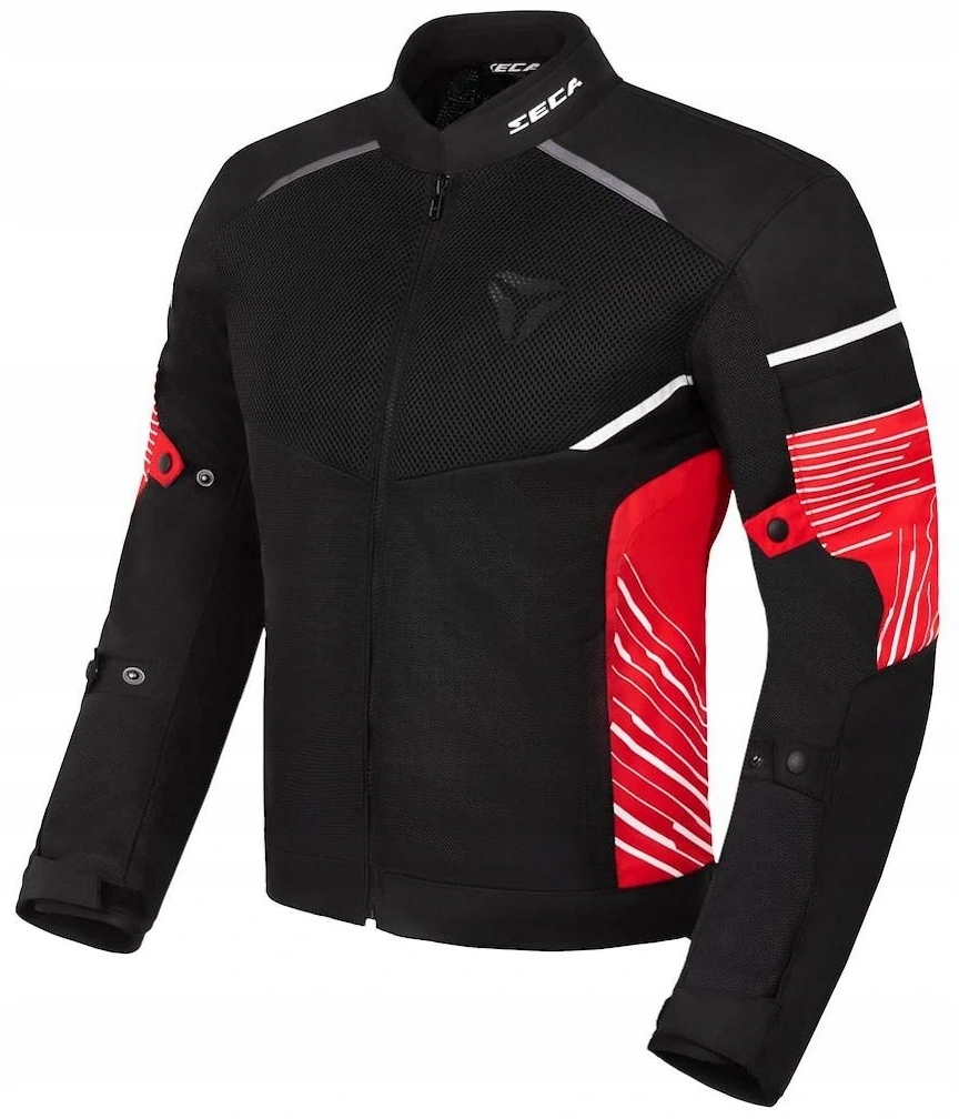Seca Summer Way Black Red Textilná Motocyklová Bunda XXL