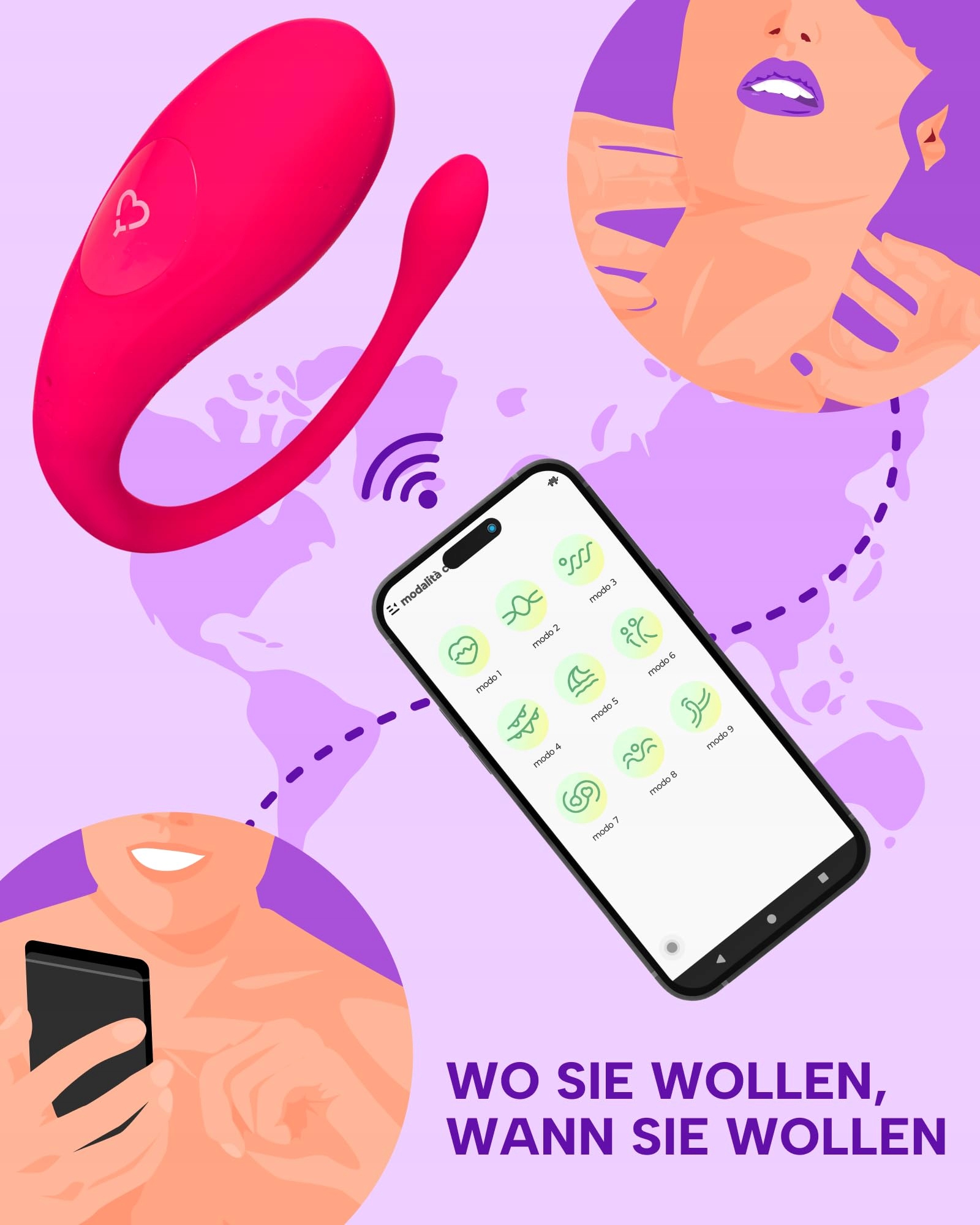 MYSECRETCASE Wibrator Dla Kobiet 7 Trybów 3 Intensywności Trener Kegla — miniatura 3