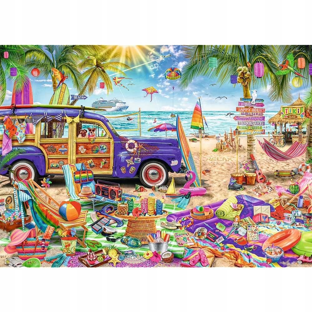 PUZZLE 2000EL TROPIKALME WAKACJE TREFL Nazwa Tropikalne wakacje