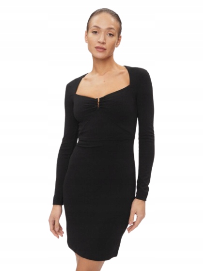 Guess Černé Šaty S Dlouhým Rukávem, Velikost 2 Db