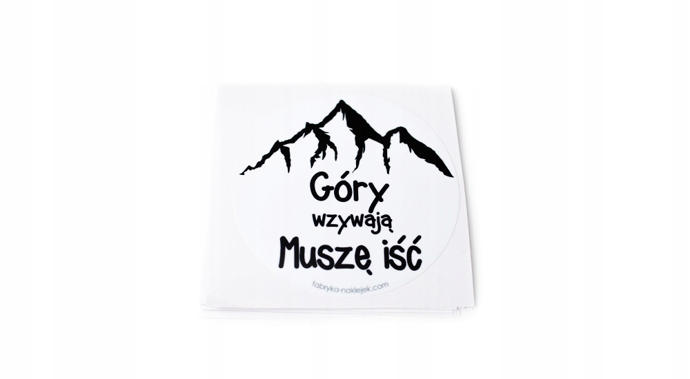 Naklejka Góry wzywają podróż vanlife travel trip