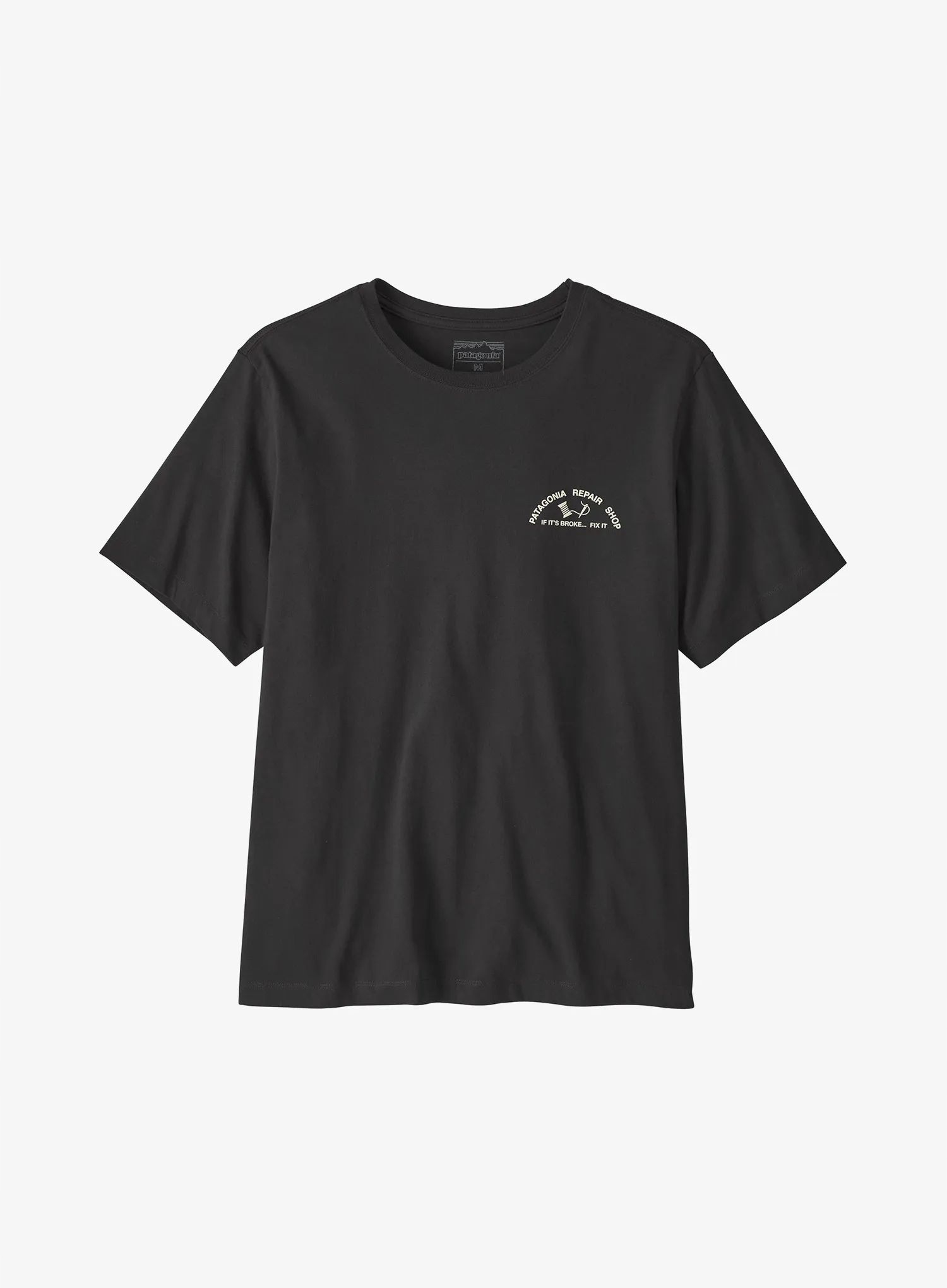 Bavlněné tričko Patagonia Repair Shop T-Shirt ink black S