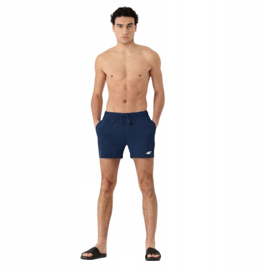 SPODENKI MĘSKIE 4F SZORTY KĄPIELÓWKI SPORTOWE NA BASEN PLAŻOWE Kolor niebieski